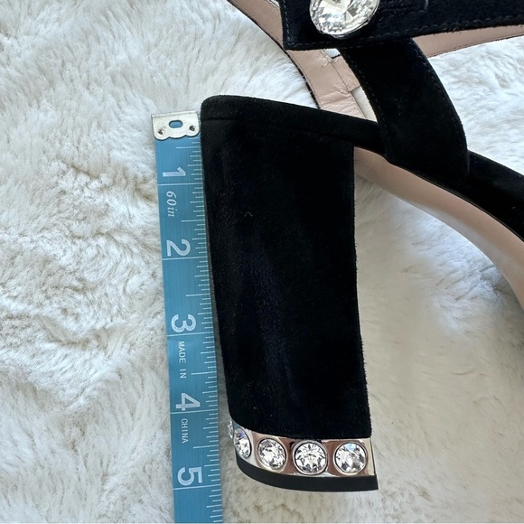 Miu Miu women platform suede sandals size 38 EU Authentic - Picture 6 of 10